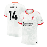 Liverpool CHIESA #14 Drittes Auswärts-Fußballtrikot 2024/25